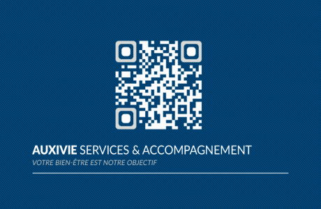 QR CODE Auxivie sevices et accompagnement